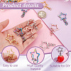 40Pcs 4 Styles Alloy Swivel Clasps Lanyard Snap Hook FIND-GA0005-16-3