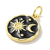 Rack Plated Brass Enamel Pendants KK-Z039-02B-2