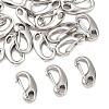 Tarnish Resistant Polished 304 Stainless Steel Keychain Clasp Findings X-STAS-R072-59A-2