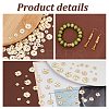 48pcs 4 styles Brass Spacer Beads KK-PH0005-79-3