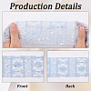 5Yards Polyester Flower Lace Ribbons with Paillettes OCOR-GF0005-24E-5
