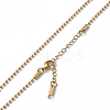 Ion Plating(IP) 304 Stainless Steel Ball Chain Necklace for Men Women NJEW-K245-017E-2