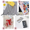 Acrylic Curb Chain for DIY Keychains HJEW-PH0001-28-6