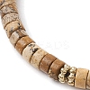 Natural Picture Jasper Braided Bead Bracelets BJEW-JB11114-04-3