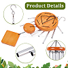 DIY Wood & Aluminium Round Tube Wind Chime Making Kits DIY-PH0023-72A-5