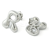Rack Plating Brass Earrings EJEW-S222-01P-R-2