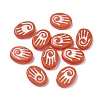 Baking Paint Glass Beads LAMP-D003-06J-1