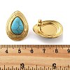 201 Stainless Steel Teardrop Stud Earrings EJEW-P304-08G-5