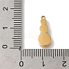 Ion Plating(IP) 304 Stainless Steel Manual Polishing Charms STAS-M059-04G-03-3