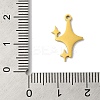 5Pcs 201 Stainless Steel Pendants LS-STAS-Z068-04G-3