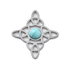Synthetic Turquoise Pendants STAS-I327-14P-06-1