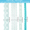 4 Styles Polyester Lace Trim OCOR-GF0005-25B-2