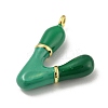 Brass Enamel Pendants KK-E093-03G-V-2
