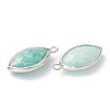 Natural Amazonite Pendants X-G-B009-01P-L-2