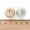 Handmade Resin Indonesia Round Beads IPDL-P005-05KCG-M-3
