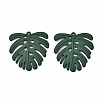 Spray Painted Alloy Pendants X-PALLOY-T077-117B-RS-1