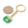 Alloy Enamel Pendant Keychain KEYC-JKC00622-03-3