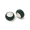 Alloy Rhinestone Clay Pave Beads ALRI-D300-03S-06-2