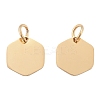Ion Plating(IP) 304 Stainless Steel Stamping Blank Tag Charms LS-STAS-I311-24G-1