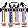 Fashion Iron Medal Hanger Holder Display Wall Rack ODIS-WH0037-217-1