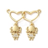 Brass Pave Cubic Zirconia Pendants X-KK-M287-04G-A-1