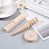 Leather Grinding Trimming Round Flat Stick/Vegetable Tanned TOOL-NB0001-33-6