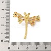 Brass Micro Pave Clear Cubic Zirconia Pendants FIND-Z041-15B-3