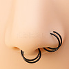 316L Surgical Stainless Steel Spiral Nose Rings WG1DE07-04-1