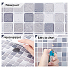 PET Self-Adhesive Mark Crystal Pattern Paper DIY-WH0223-11B-5