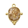 304 Stainless Steel Enamel Pendants STAS-H201-02G-01-1