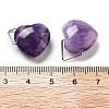 Natural Amethyst Pendants G-K371-02P-04-3