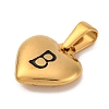 304 Stainless Steel Pendants STAS-P278-01B-G-1-2