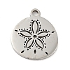 Non-Tarnish 201 Stainless Steel Pendants X-STAS-E015-04P-1