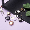 10 Sets 5 Colors Zinc Alloy Bag Lifting Ring FIND-GN0001-08-4