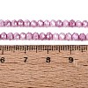 Anti-Tarnish Electroplate Rondelle Glass Beads Strands EGLA-T021-3mm-17-12-4