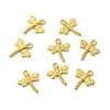 Tibetan Style Dragonfly Alloy Pendants TIBEP-A718-G-NR-3