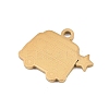304 Stainless Steel Pendants SA-CBAE30B-03C-G-2