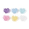 Flocking Opaque Acrylic Heart Beads OACR-T030-12M-3
