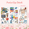 3 Sheets 3 Styles PVC Waterproof Decorative Stickers DIY-WH0404-563-7
