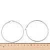 Tarnish Resistant 304 Stainless Steel Big Hoop Earrings EJEW-F105-01P-4