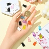 10Pcs 5 Colors Transparent Resin Pendants CRES-YW0001-35A-4