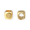 Rack Plating Brass Spacer Beads KK-F801-11-G-2