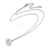 Halloween Series 202 Stainless Steel Cable Chain Pumpkin Pendant Necklaces LS-NJEW-S005-01P-B-2