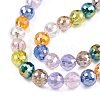 Transparent Glass Beads Strands GLAA-T023-31F-3
