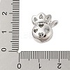Rack Plating Brass Micro Pave Clear Cubic Zirconia Pendants KK-S380-36P-3