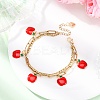 304 Stainless Figaro & Paperclip Chain Multi-strand Bracelets BJEW-JB12486-03-1
