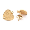 Ion Plating(IP) 304 Stainless Steel Stud Earring Findings X-EJEW-O104-14G-2