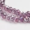Electroplate Glass Beads Strands EGLA-D020-3x2mm-81-2