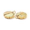Brass Micro Pave Clear Cubic Zirconia Openable Pendants LS-KK-D004-14G-4