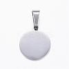 Non-Tarnish 304 Stainless Steel Pendants STAS-H355-15P-2